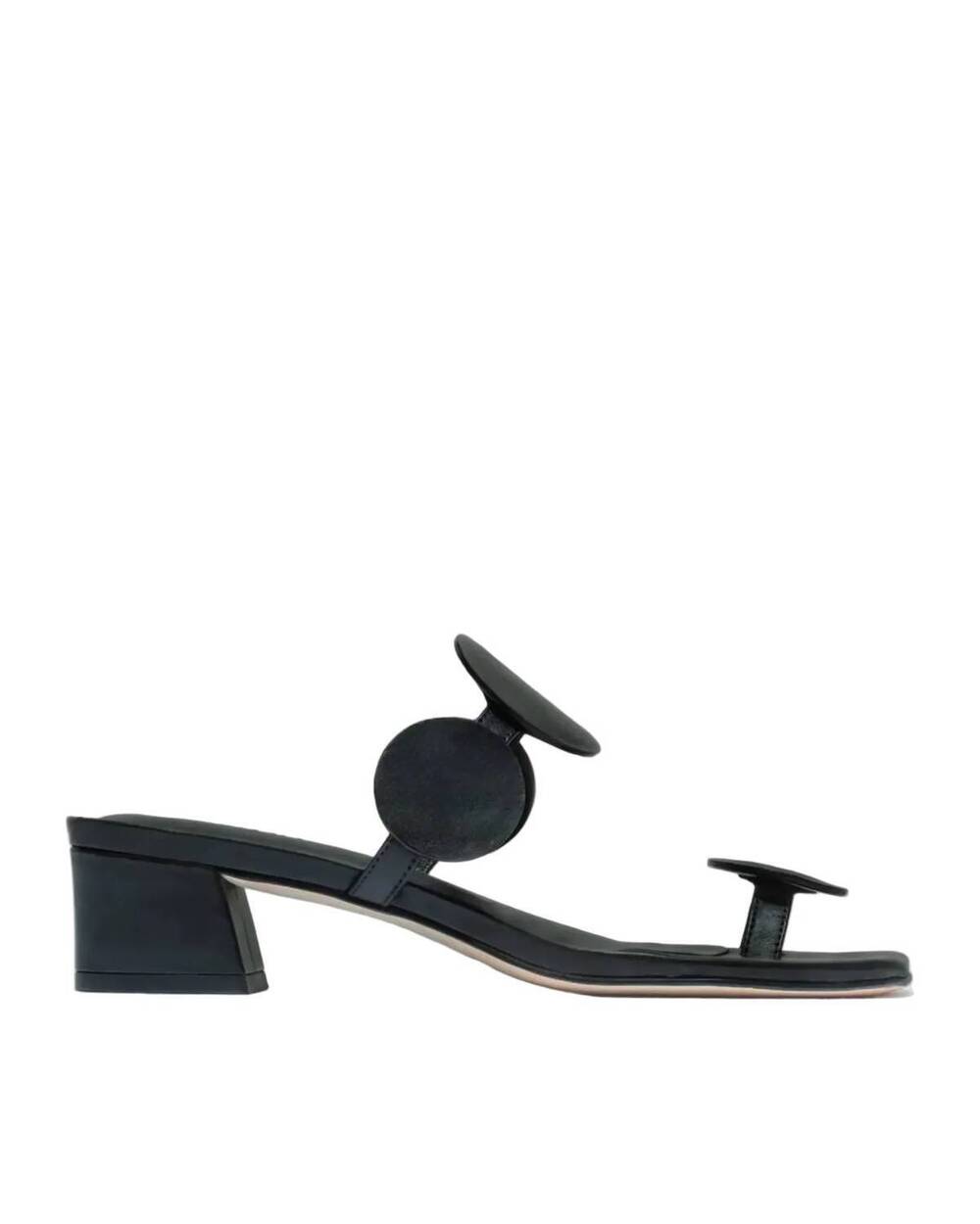 NEW BERNARDO women's jupiter moon low heel sandal in black